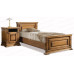 Кровать Верди из массива дерева