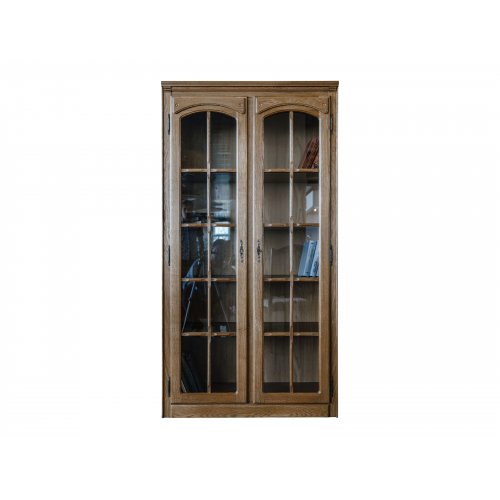 Книжный шкаф Элбург 140 со стеклом