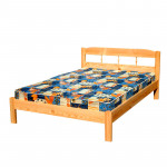 Кровати для дачи из массива дерева